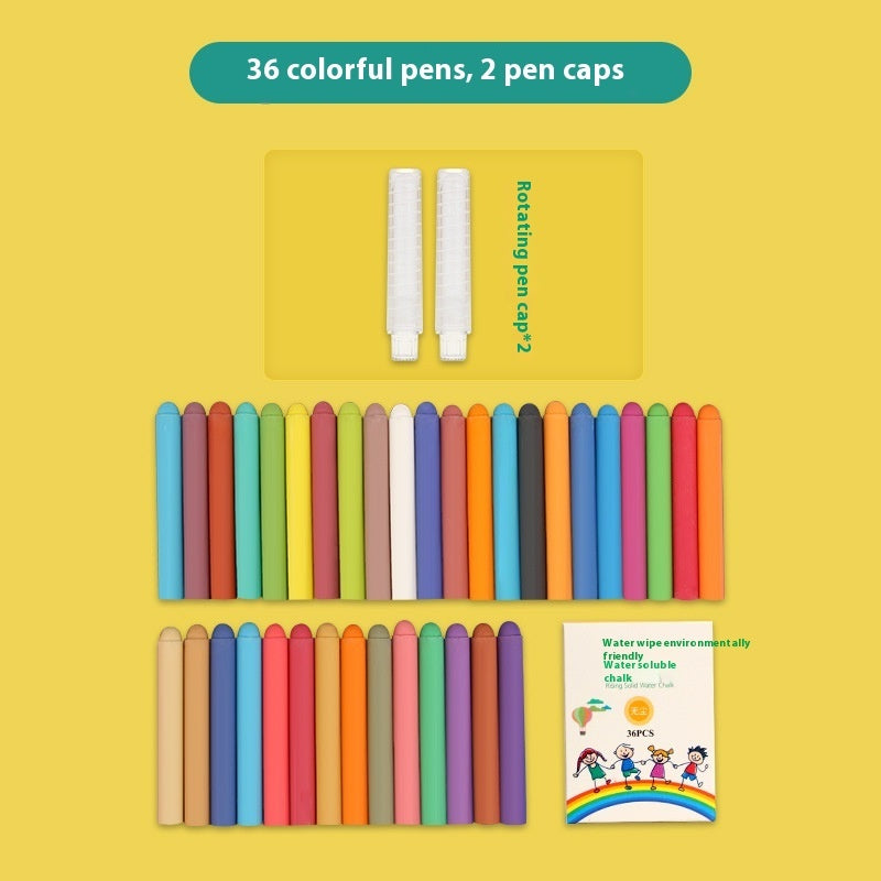 Graffiti Colored Water-soluble Dust-free Chalk