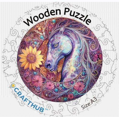 CraftHub Round And Rectangle Wooden Box