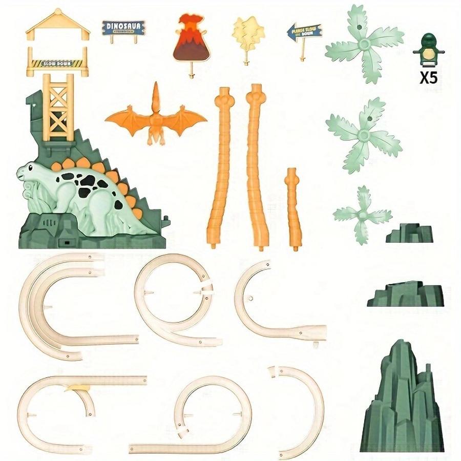 Explore The Dinosaur Winding Mountain Railcar Train