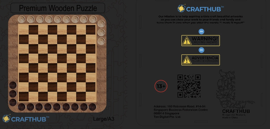 CraftHub Round And Rectangle Wooden Box