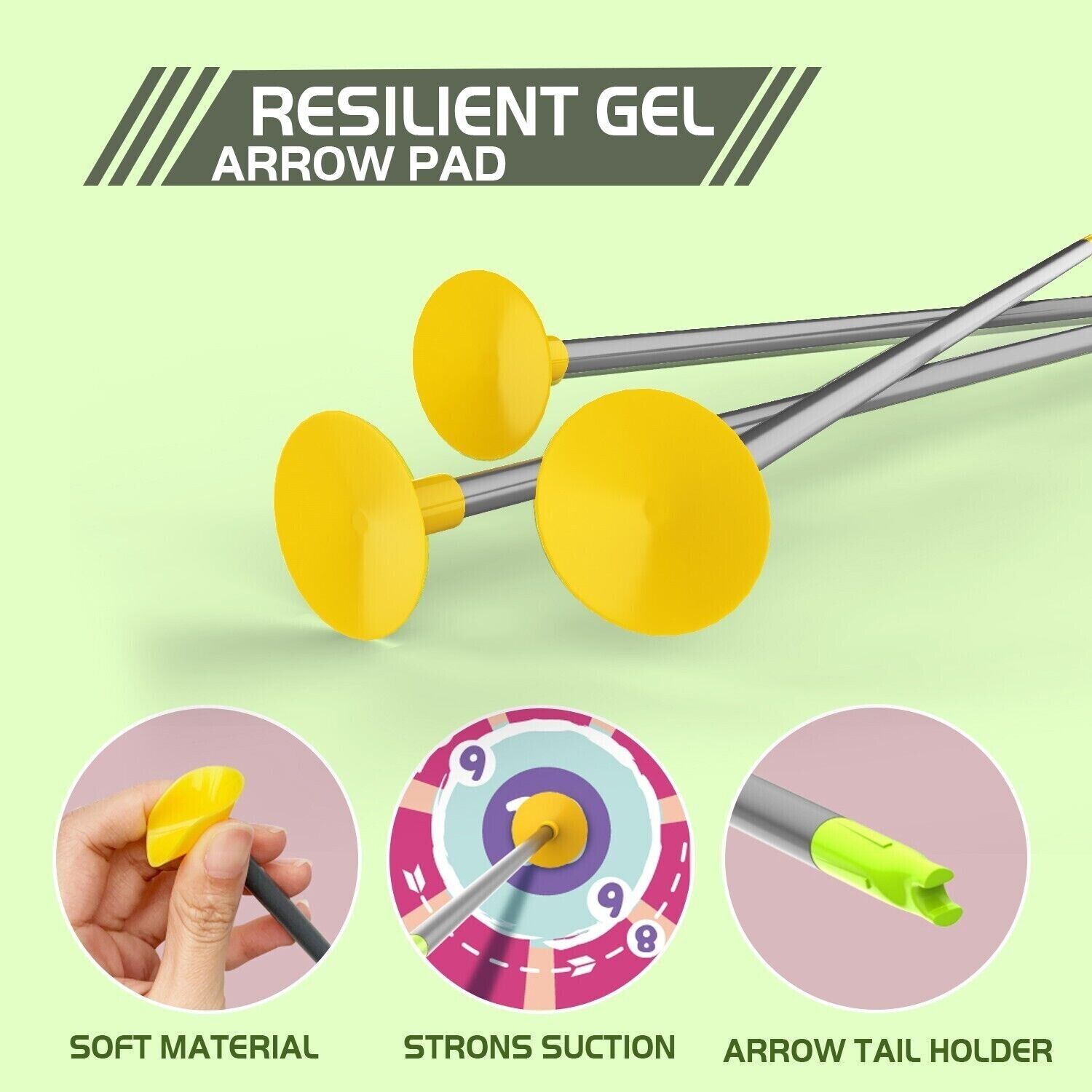 Bow And Arrow Toys Set 10 Arrow Suckers Per Set Christmas Gifts For Kids