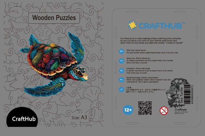 CraftHub Round And Rectangle Wooden Box