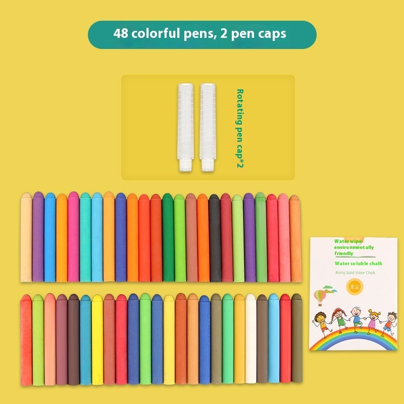 Graffiti Colored Water-soluble Dust-free Chalk