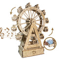 3d Wooden Puzzle Gear Ferris Wheel Music Box You Are My Sunshine Handmade Assembly Model Kit Holidays Birthdays Christmas Gifts