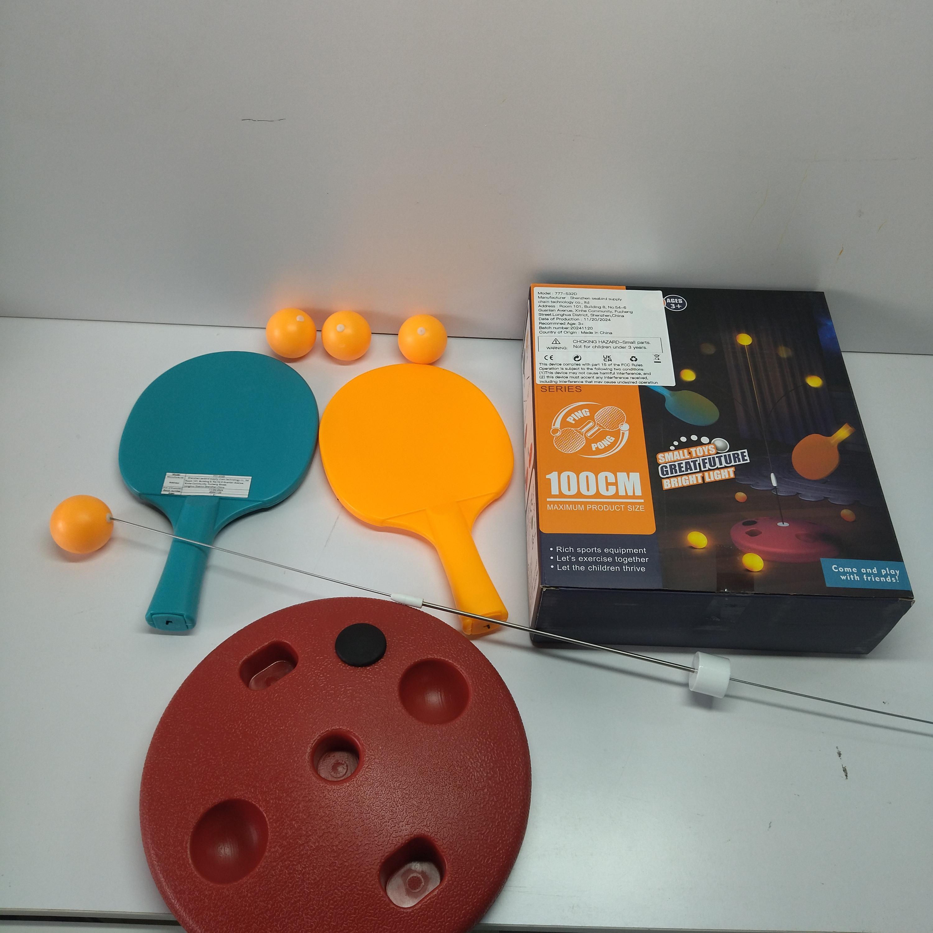 Glowing Ping-Pong Set - The Luminous Delight Of Night Games With Flashing Lights, Easy To Play, And Endless Laughter